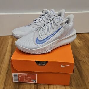 Nike White and Blue Sneakers
